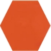 Picture of Daltile - Natural Hues Hexagon Orange Poppy
