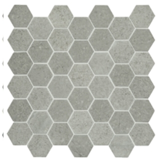 Picture of Daltile - Raine Hexagon Cumulus Grey