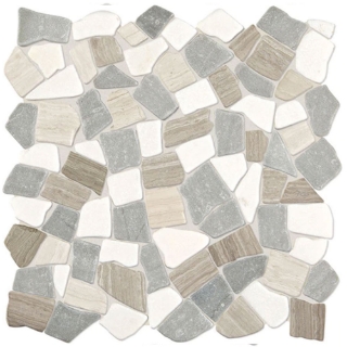 Picture of Daltile - Raine Pebble Cumulus Grey Blend