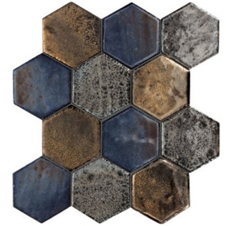 Picture of Daltile - Empyrean Hexagon Mosaic Bright Blend