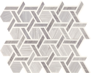 Picture of Daltile - Fonte Rotating Hexagon Nautical Grey Blend