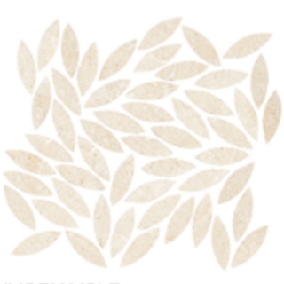 Picture of Daltile - Mystone Limestone Foglie Mosaic Ivory