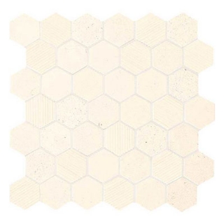 Picture of Daltile - Limestone Hexagon Mosaic Blavet Blanc